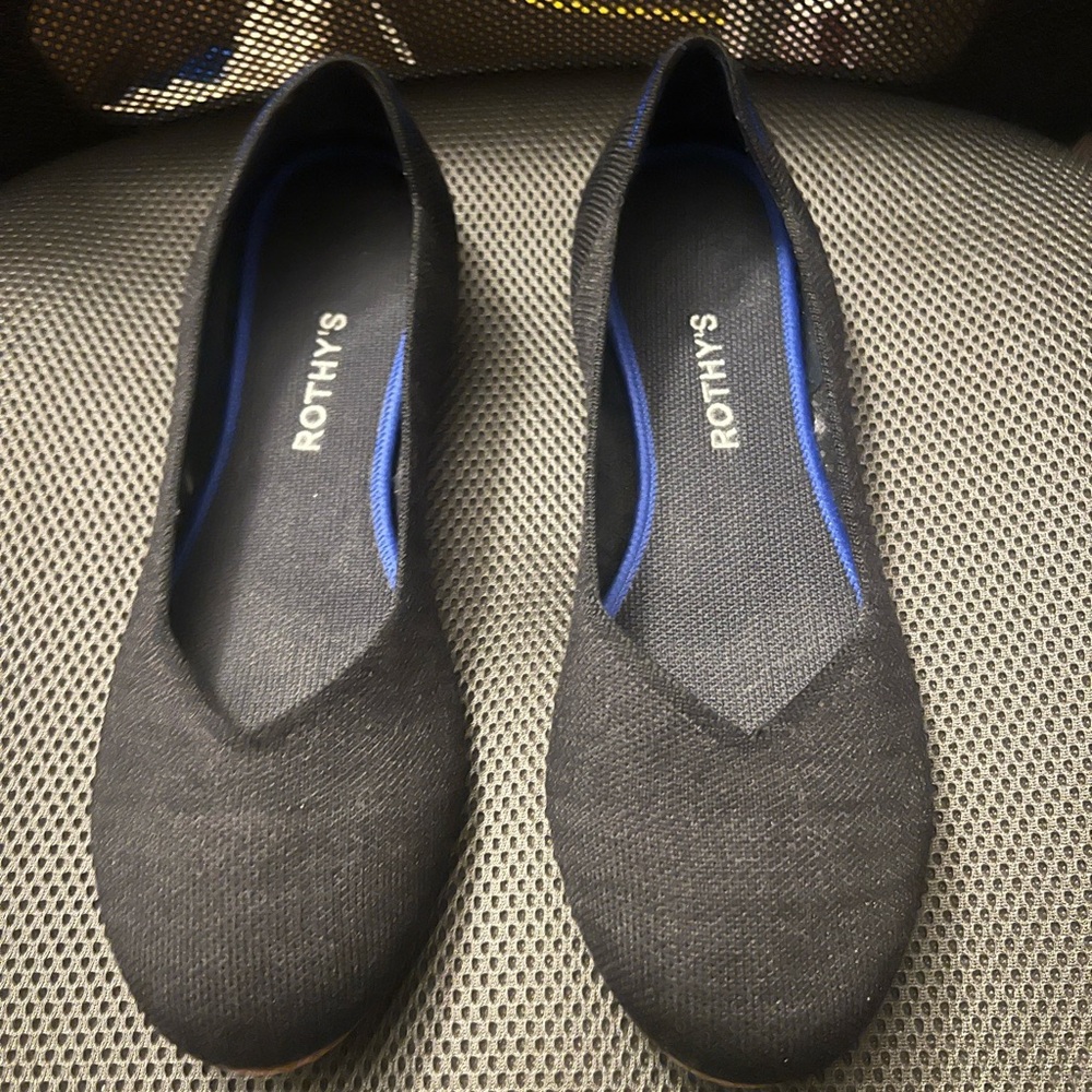 Rothy's Women's Merino Wool Charcoal Flats